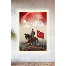 Lucena Metal Baskılı Atatürk Koleksiyonu Tablo No 29 - 30 Cm X 40 Cm