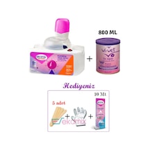 Ekamix Pro Serisi 1+1 Ağda Makinesi + Vivet Pudralı Ağda 800 ML
