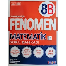 Fenomen 8.sınıf Lgs Yeni Baskı Matematik - B Soru Bankası