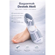 Ayak Başparmak Düzeltici Atel Halluks Valgus Kemik Düzeltme Aparatı Ayarlanabilir Ortopedik Destek