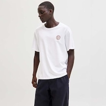Jack & Jones Jack&jones Alliance Erkek Beyaz Tişört