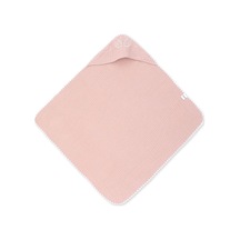Kapüşonlu Müslin Bebek Havlusu, Pembe