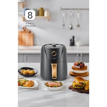 Homend Airfryday 2505H 8 Farklı Programlı, Yağsız Fritöz 4.3 L Airfryer
