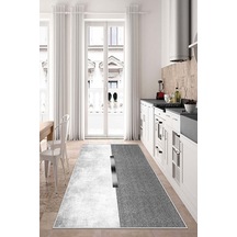 West Home Dijital Baskı Yıkanabilir Kaymaz Taban Leke Tutmaz Mutfak Halısı Salon Halısı Ve Yolluk Wh 559 Grey