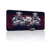 Helltaker Kaymaz Dikişli Kauçuk Oyuncu Mousepad V3 - 90x40 Xxl Gaming Mouse Pad Fare Altlığı