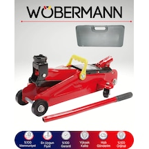 Wöbermann 2 Ton Hidrolik Kriko Tekerlekli Ve Taşıma Çantalı Araba Krikosu