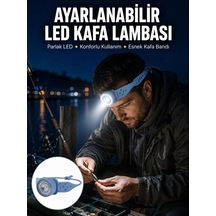 Zenvia Kampçı Kafa Lambası Su Geçirmez Çok Modlu Led Yeni Nesil Znv2026 Çok Renkli