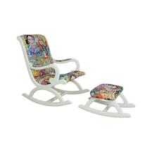 Asedia Rustik Lake Frida Sallanan Sandalye Dinlenme Koltuğu