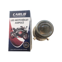 Carub Metal Gövde Füme Kasa H-4 Uzun Kısa Led Far Ampül