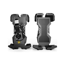 Cbtx Fl-201 Motosiklet Telefon Montajlı Bisiklet Telefon Tutucu  4.7 ''- 6.9''  - Siyah
