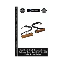 Özel Seri Bilek Günlük Salon Rebuwo Özel Seri Rbw-00626 Elcik Siyah-kahve