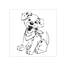 Dalmaçyalı Folyo Sticker 100cm Uzunluk Siyah