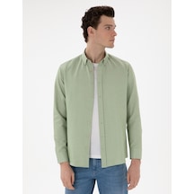 Pierre Cardin Erkek Çağla Gömlek Desenli 50304764-vr016 Çağla Yeşil
