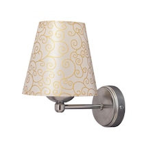 Otel Duvar Aplik Gümüş