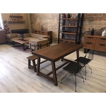 Ntconcept Farmlife Doğal Ahşap Masif Yemek Masası 85x180cm