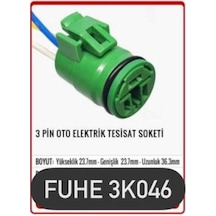 Fhe 3k046 3 Pin Oto Elektrik Tesisat Soketi