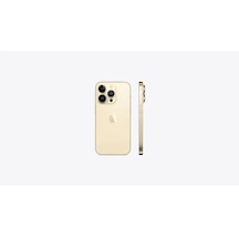 Apple Uyumlu iPhone 14 Pro Max Batarya Pil Kapağı - Gold