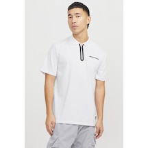 Jack & Jones Jcofusıon Pıque Polo Ss Sn White White