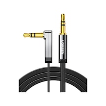 Ugreen 90 Derece Dik Açılı 3.5mm Flat Aux Ses Kablosu 1 Metre, 10597