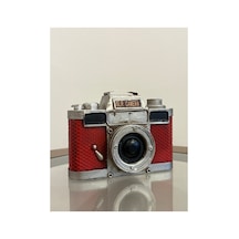 Retro Metal Slr Fotoğraf Makinesi Biblosu Ev Ve Ofis Hediyelik Eşya