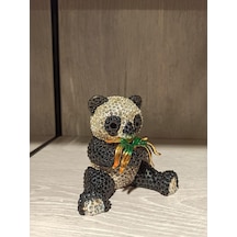Swarovski Taşlı Panda Mücevherlik / Dekoratif Biblo