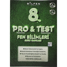 BilFen Yayıncılık 8. Sınıf Fen Bilimleri Pro Test Soru Bankası
