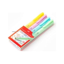 Faber-castell Faber Castell 38 Texliner Pastel 4'lü Kalem