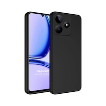 Realme C61 Kılıf First Silikon - Siyah Bz8683140807818