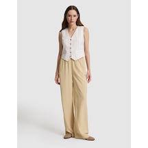 Pierre Cardin Kadın Bej Pantolon Kanvas-chino 50329149-vr011