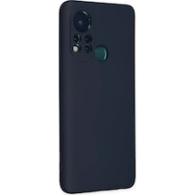 Newface İnfinix Hot 11s Kılıf Nano İçi Kadife Silikon - Lacivert