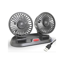 Ally F410 Usb Çift Başlıklı Araç Fanı Oto Fan Vantilatör- 5775