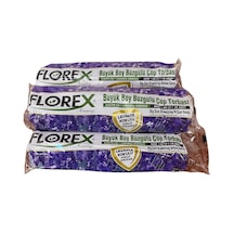 Bybars Büzgülü Lavanta Kokulu Büyük Boy Çöp Poşeti 5 Rulo 65x70