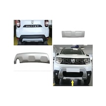 2018-2024 Dacia Duster Ön Tampon Altı Ve Arka Difüzör Koruma Kaplama