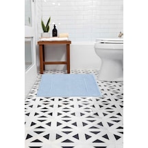 %100 Pamuk 60x60 Banyo Paspası Çok Renkli