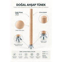 Mivra Pets Ahşap Kuş Tüneği 27 Cm X 20 Mm Vidalı