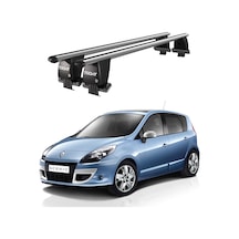 Royal Renault Scenic 2013-2016 Uyumlu Gri Kilitli Ara Atkı Port Bagaj Tavan Barı