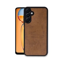 Samsung Galaxy A55 5g Kılıf Aras Deri Kapak - Taba