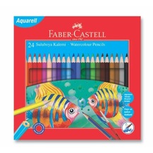 Faber Castell 24 Renk Sulu Boya Kalemi Aquarel
