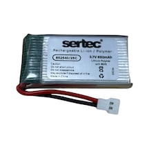 852540 3.7v 650mah 20c Beyaz Soket Drone Bataryası