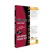 Tasarı Ales Türkçe Sözel Yetenek Yaprak Test Çek Kopart