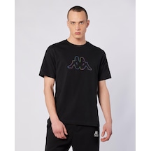 Kappa Logo Brian T-shirt Erkek Siyah Regular Tişört