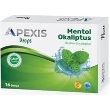Apexis Drops Mentol Okaliptus Aromalı Pastil 16'lı