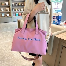 Novahub Siyah Ayrı Islak Ve Kuru Bölmeli Kadın Seyahat Çantası, Modaya Uygun Hafif Spor Çantası Siyah Siyah