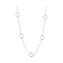 Argentum Concept - Halkalı Gümüş Tasma Kolye (380431698)