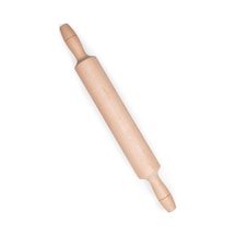 Sabit Ahşap Merdane Hamur Işleri 32 Cm Kayın
