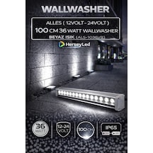 Alles 12v / 24v Wallwasher 100 Cm 36 Watt - Beyaz Işık Beyaz