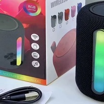 Oldfriend Mini Bluetooth Hoparlör Gri Sd Kart Aux Usb Girişli Taşınabilir Kablosuz Speaker