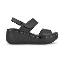 Ziya Kadın Hakiki Deri Dolgu Topuk Sandalet 1511032z7706 Siyah 1511032z7706 000 36
