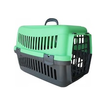 Yıldızhane Kedi Köpek Taşıma Kabı Yeşil Renk Çok Renkli