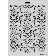 Mey İthalat Rich Dantel Seri Dn-912 Stencil 35x25 Cm Diğer